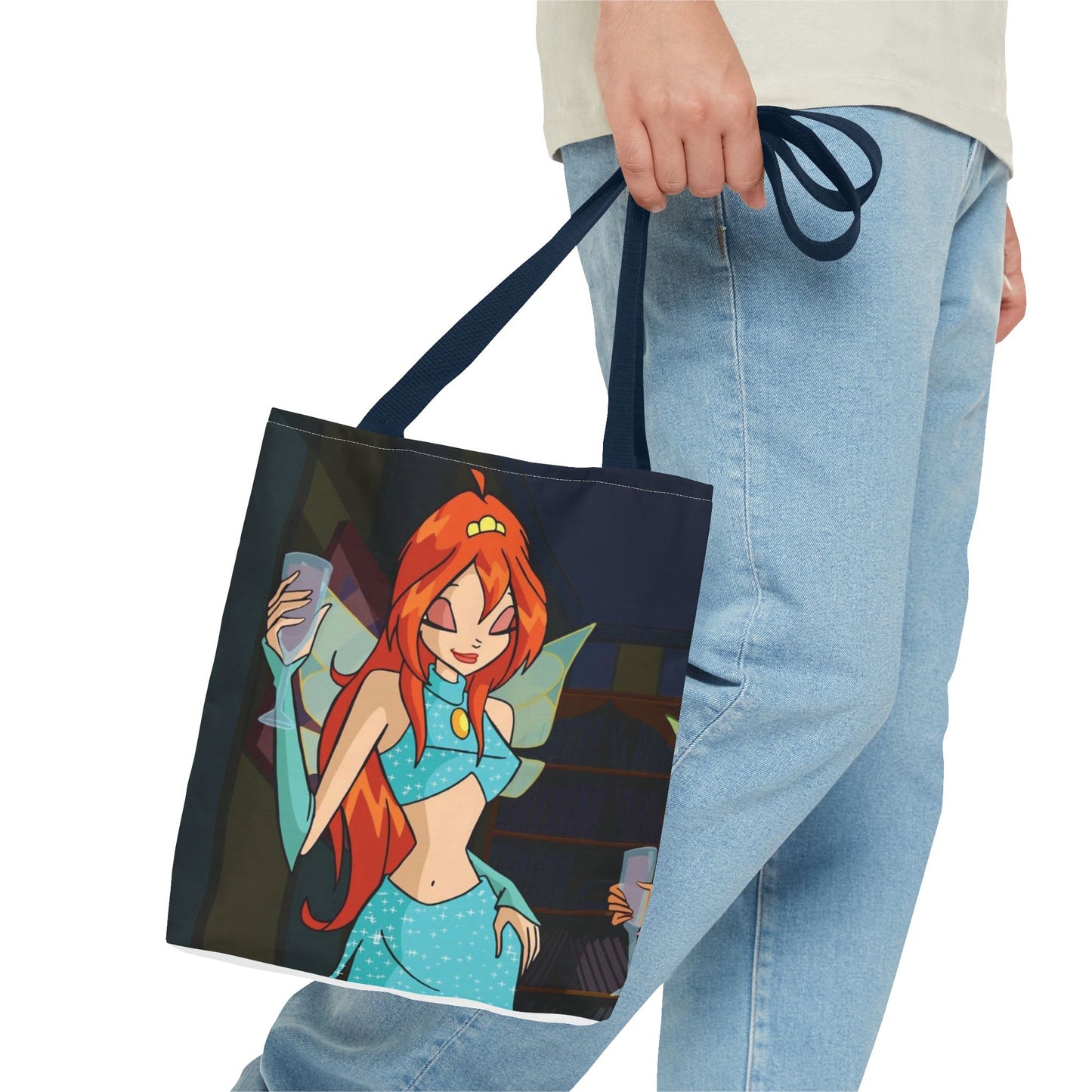 Fairy Princess Tote Bag | AOP Floral Shopper | Magic Gift for Her | Fairy Lover Essential | Eco-Friendly Style