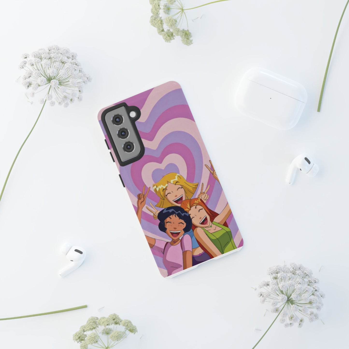 Colorful Phone Case with Cheerful Design, Fun Accessories, Gift for Teens, Trendy Tech Cover, Girls' Birthday Present