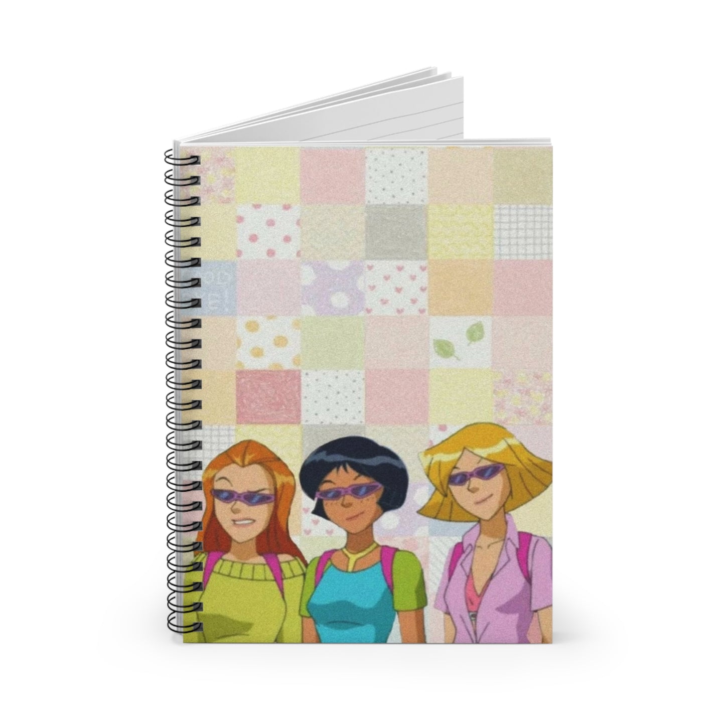 Chic Spiral Notebook for Trendsetters, Cute Journal for School, Personalized Stationery, Gift for Friends, Fun Note-taking