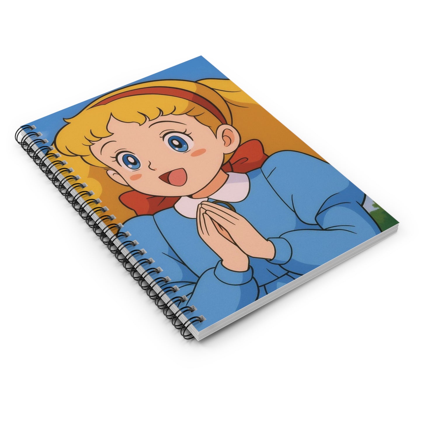 Whimsical Cartoon Spiral Notebook - Ruled Lines, Cute Journal for Kids, Ideal for School & Sketching, Perfect Gift for Birthdays