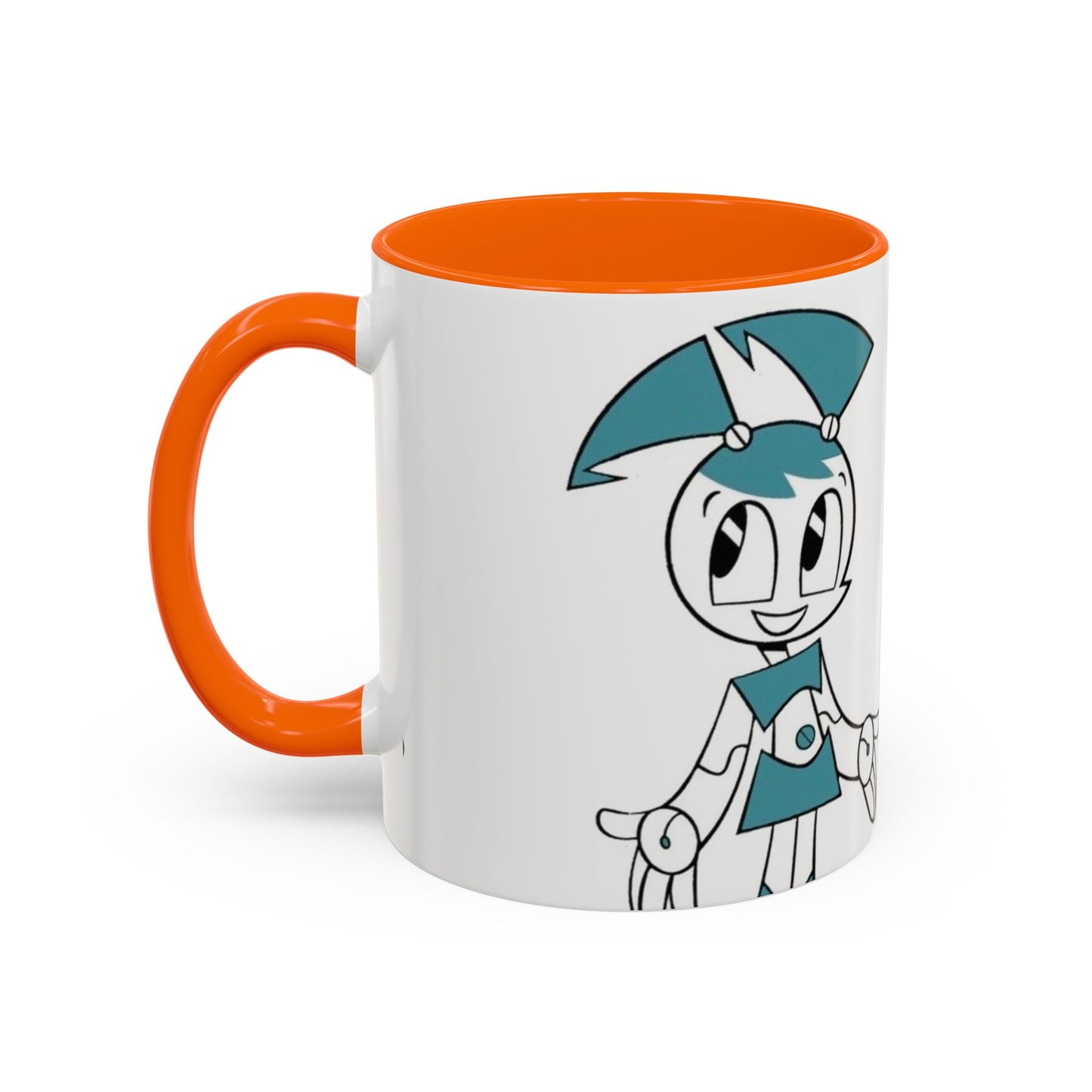 Whimsical Robot Accent Coffee Mug, Cute Gift for Robot Lovers, Fun Kitchen Decor, Perfect for Birthdays, Holidays, and Everyday Use