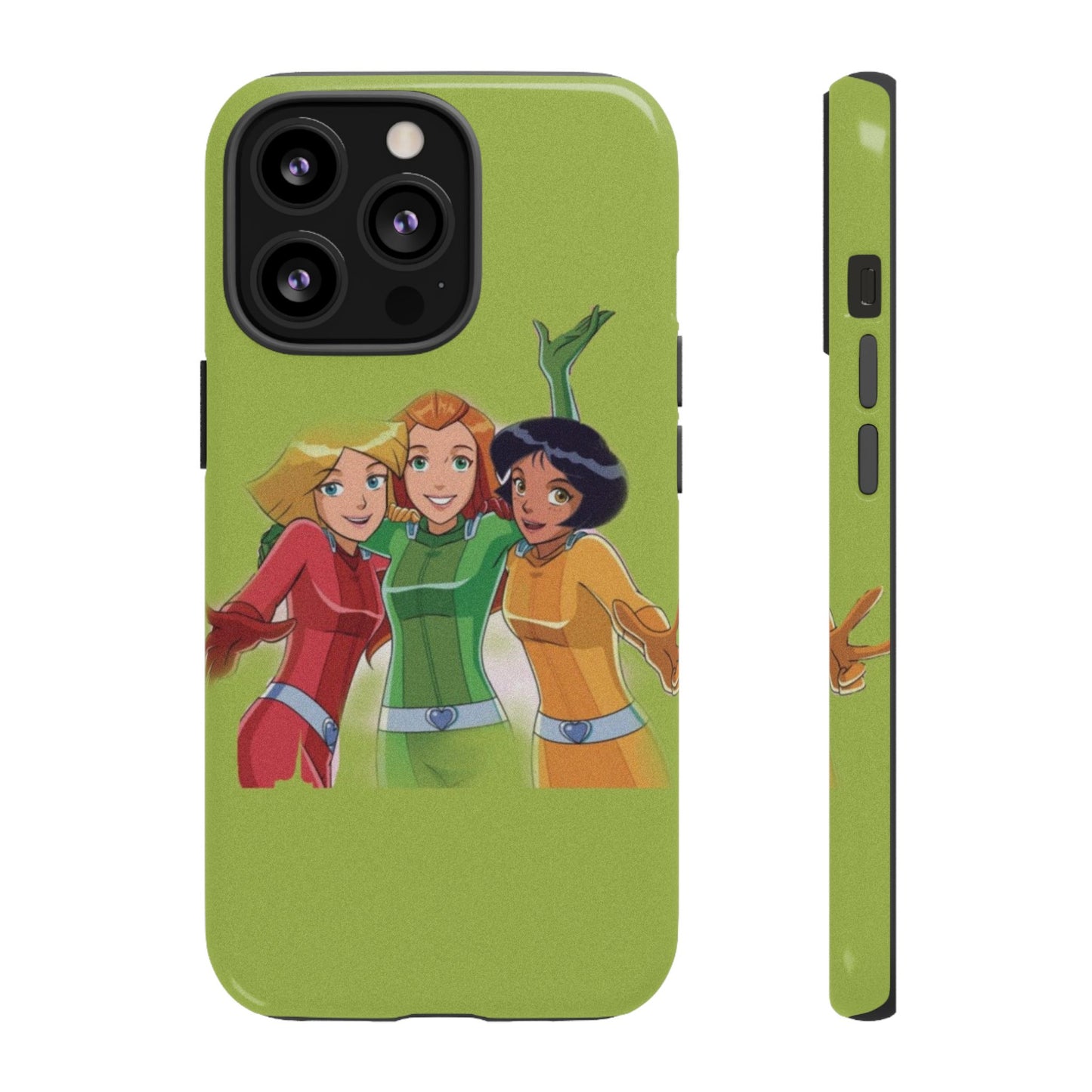 Sassy Phone Case for Tough Girls, Fun Active Protection Cover, Cartoon Friendship, Gift for Teens, Eco-friendly Mobile Accessory