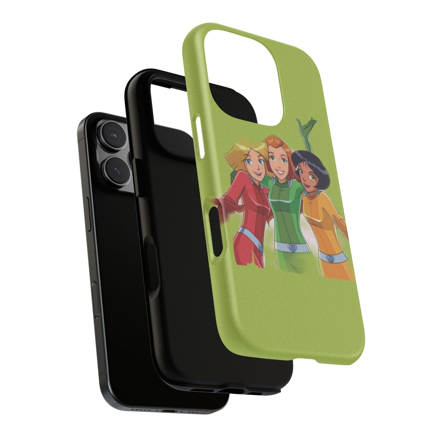 Sassy Phone Case for Tough Girls, Fun Active Protection Cover, Cartoon Friendship, Gift for Teens, Eco-friendly Mobile Accessory