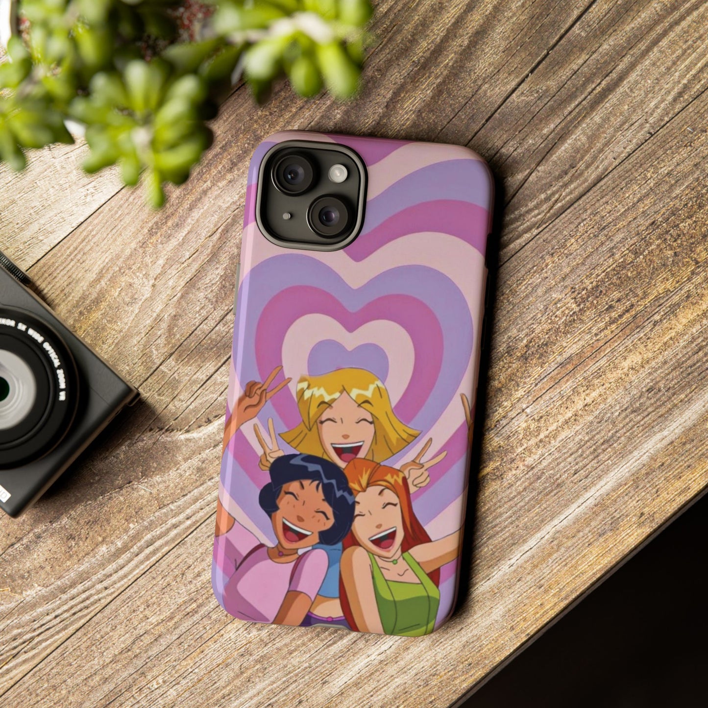 Colorful Phone Case with Cheerful Design, Fun Accessories, Gift for Teens, Trendy Tech Cover, Girls' Birthday Present