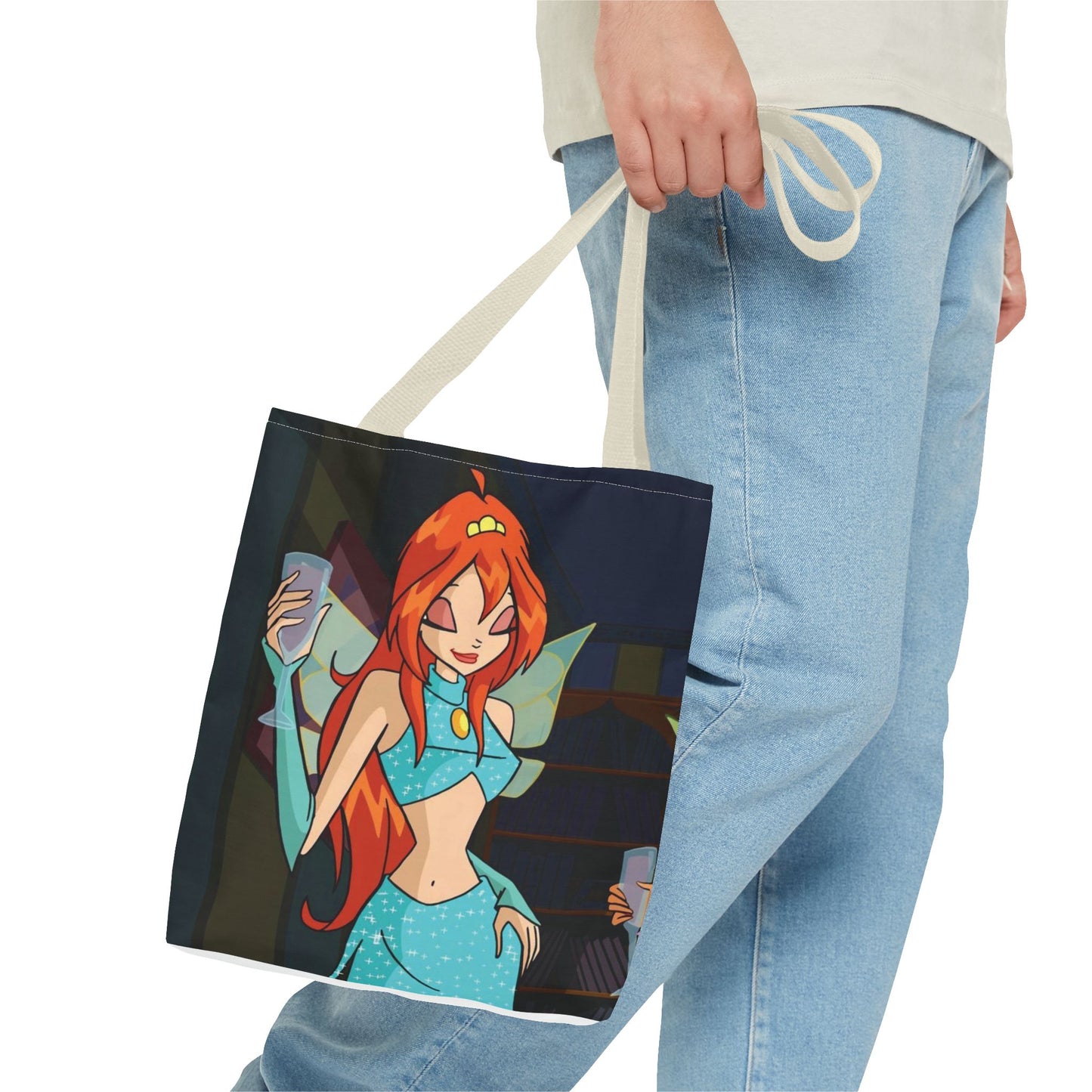 Fairy Princess Tote Bag | AOP Floral Shopper | Magic Gift for Her | Fairy Lover Essential | Eco-Friendly Style
