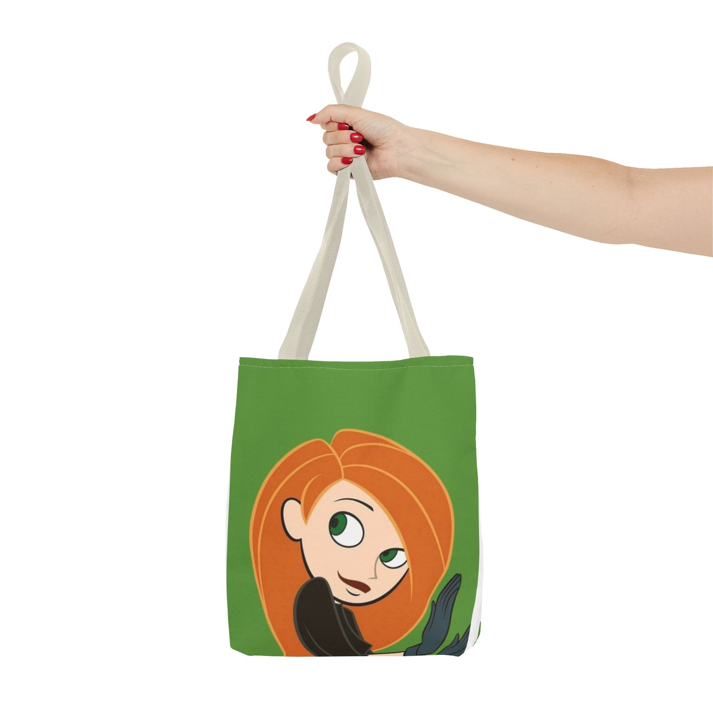 Cute Character Tote Bag, Eco-Friendly Shopping Bag, Fun Everyday Tote, Unique Gift for Fans, Cartoon-Inspired Design