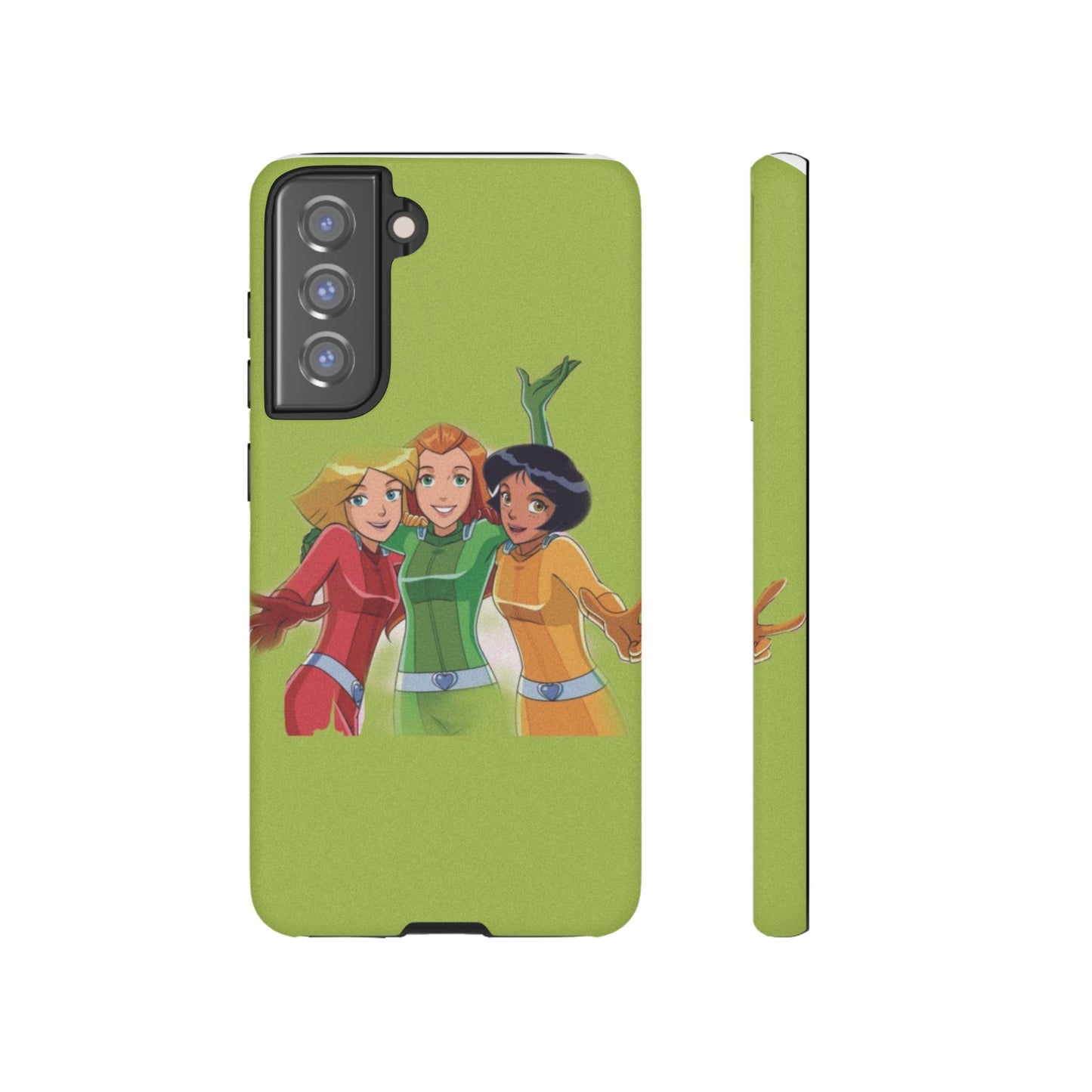 Sassy Phone Case for Tough Girls, Fun Active Protection Cover, Cartoon Friendship, Gift for Teens, Eco-friendly Mobile Accessory