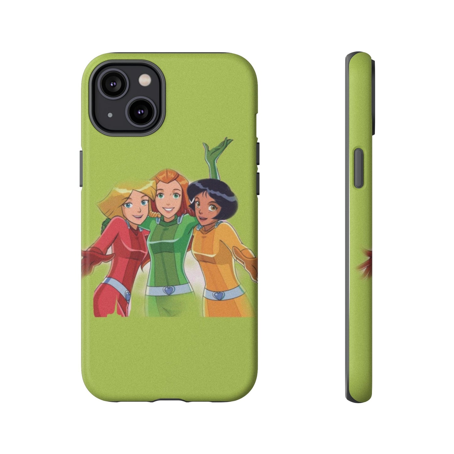 Sassy Phone Case for Tough Girls, Fun Active Protection Cover, Cartoon Friendship, Gift for Teens, Eco-friendly Mobile Accessory