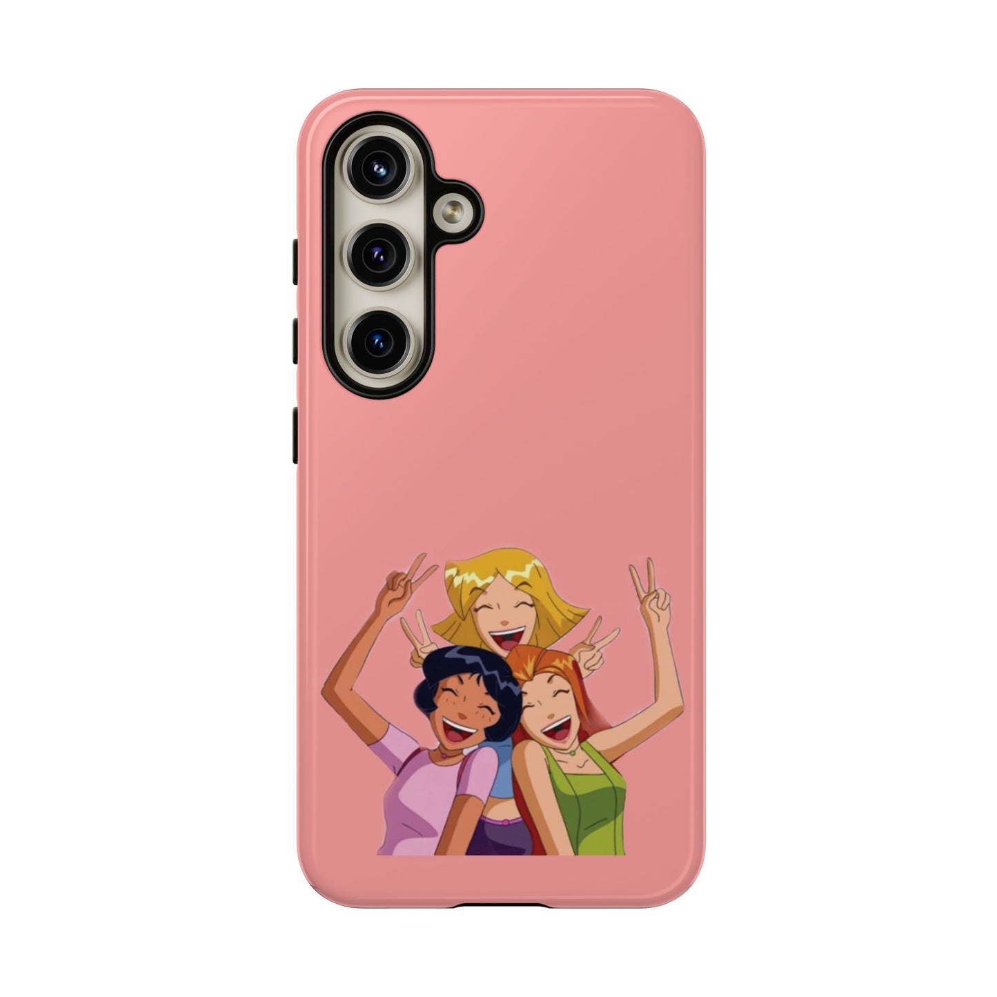 Playful Friendship Phone Case, Cute Girls Phone Cover, Tough Phone Case, Unique Tech Accessory, Gift for Friends, Fun Personalized Case