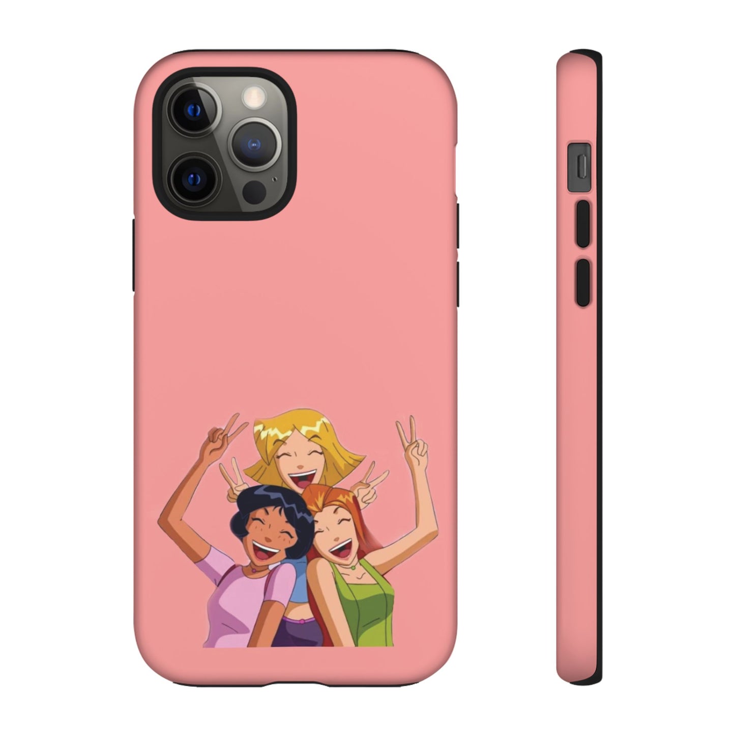 Playful Friendship Phone Case, Cute Girls Phone Cover, Tough Phone Case, Unique Tech Accessory, Gift for Friends, Fun Personalized Case