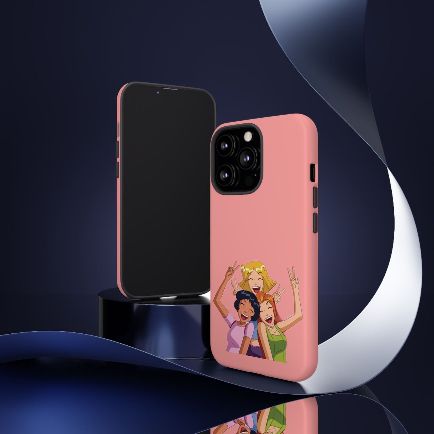 Playful Friendship Phone Case, Cute Girls Phone Cover, Tough Phone Case, Unique Tech Accessory, Gift for Friends, Fun Personalized Case