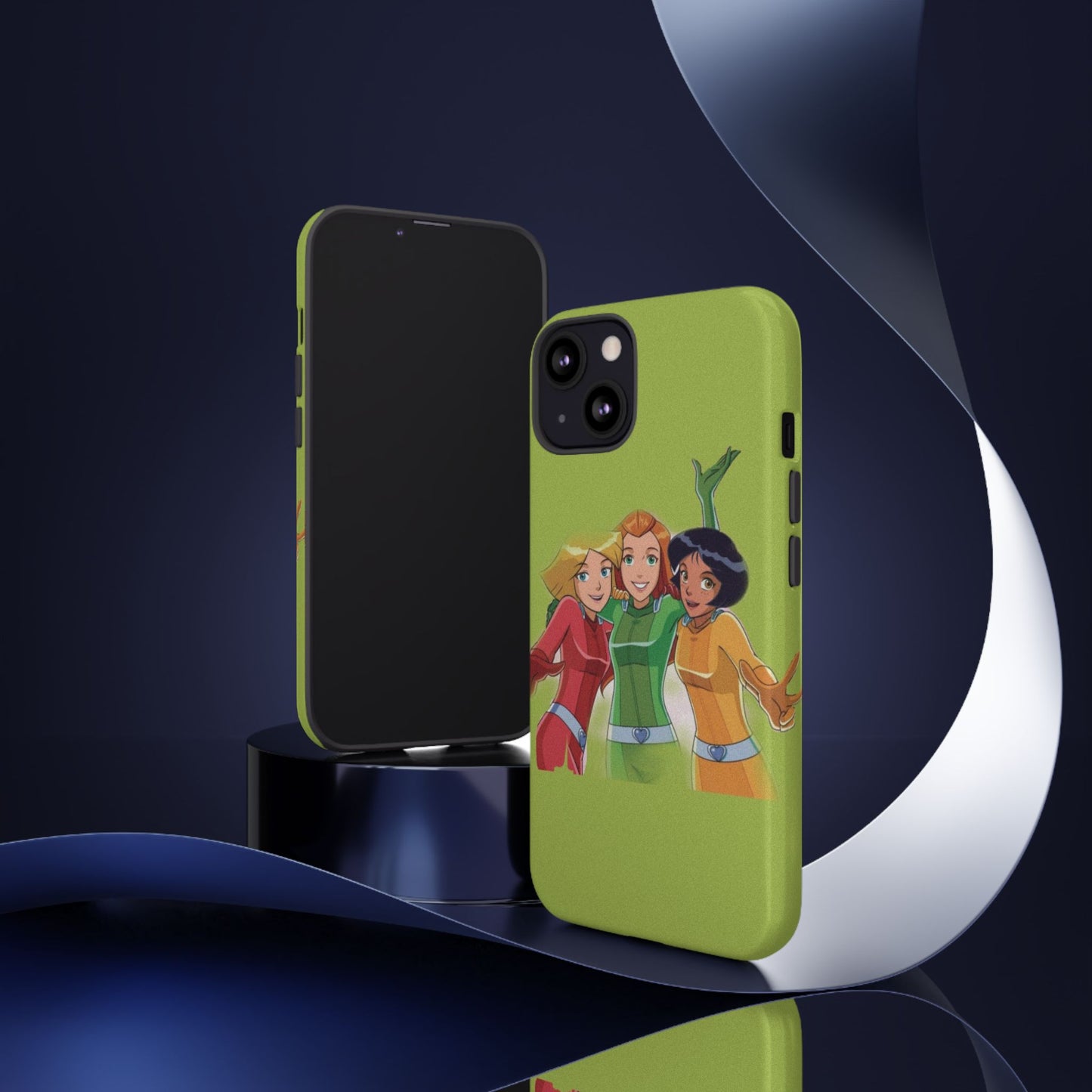 Sassy Phone Case for Tough Girls, Fun Active Protection Cover, Cartoon Friendship, Gift for Teens, Eco-friendly Mobile Accessory