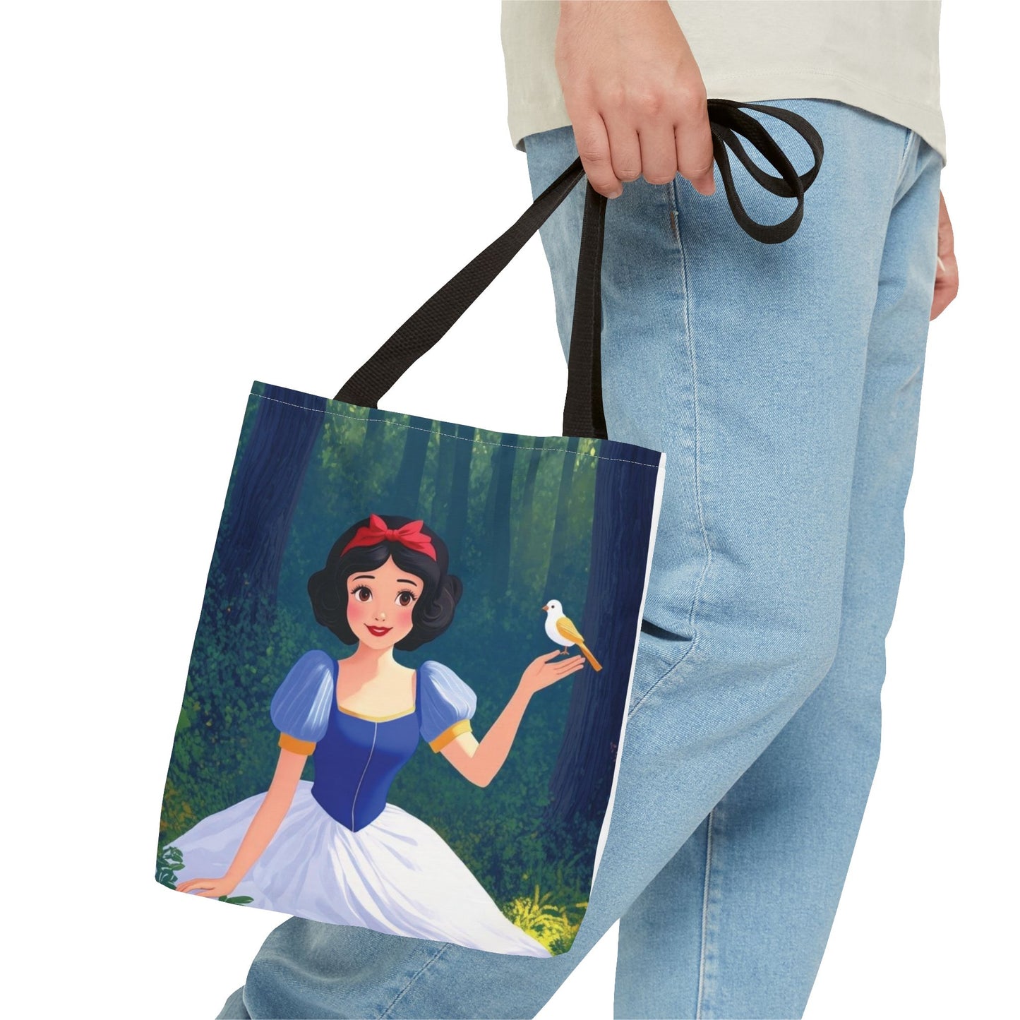 Snow White Forest Tote Bag - Whimsical, Fairy Tale Design, Perfect for Kids and Adults, Eco-Friendly, Great for Shopping & Gifts