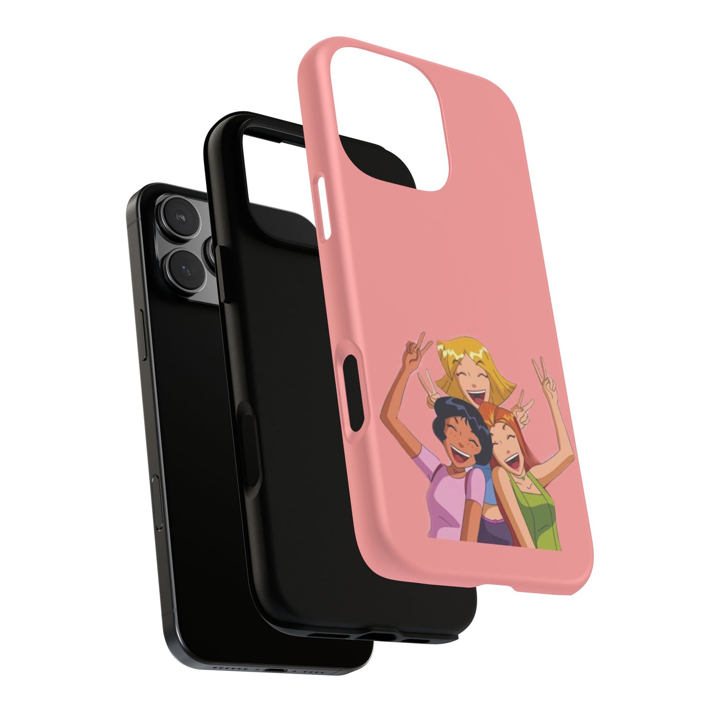 Playful Friendship Phone Case, Cute Girls Phone Cover, Tough Phone Case, Unique Tech Accessory, Gift for Friends, Fun Personalized Case
