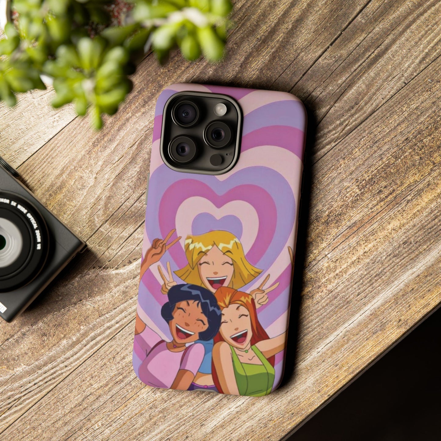 Colorful Phone Case with Cheerful Design, Fun Accessories, Gift for Teens, Trendy Tech Cover, Girls' Birthday Present