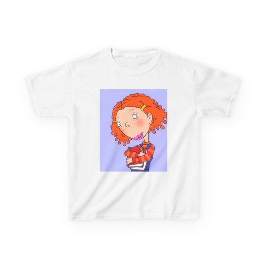 Adorable Kids Cotton Tee with Cute Character Design, Kids T-Shirt, Cartoon Tee, Playful Apparel, Gift for Kids, Birthday Gift