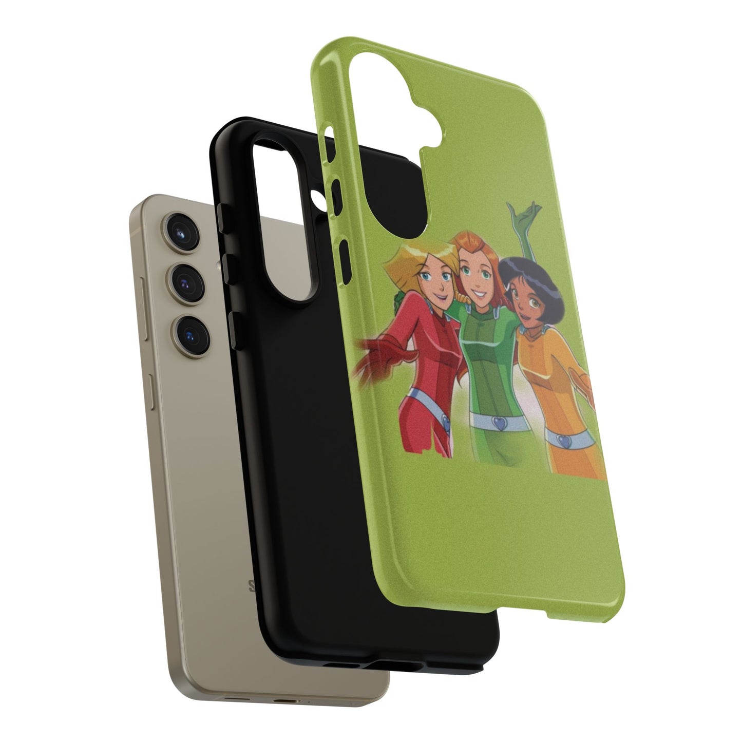 Sassy Phone Case for Tough Girls, Fun Active Protection Cover, Cartoon Friendship, Gift for Teens, Eco-friendly Mobile Accessory