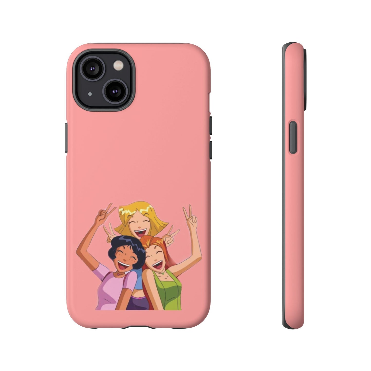 Playful Friendship Phone Case, Cute Girls Phone Cover, Tough Phone Case, Unique Tech Accessory, Gift for Friends, Fun Personalized Case