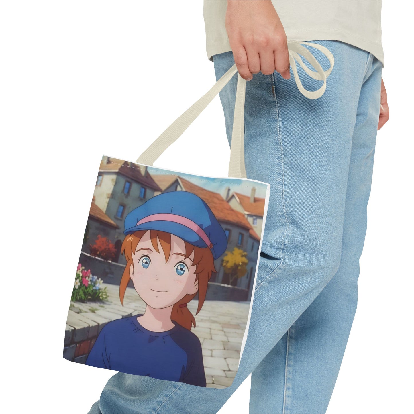 Anime-Inspired Tote Bag, Cute Character Purse for Everyday Use, Gift for Fans, Studio Display Bag, Trendy Accessory