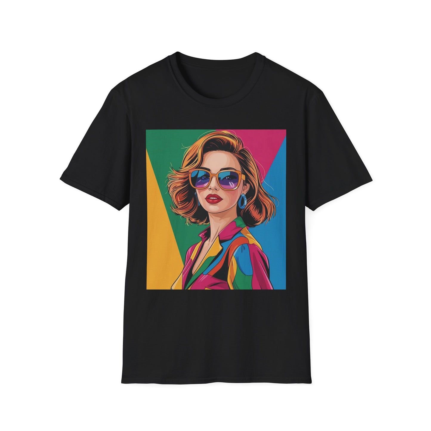 Vibrant Graphic Tee, Retro Style Unisex T-Shirt, Summer Fashion Top, Casual Wear, Gift for Her, Statement Shirt