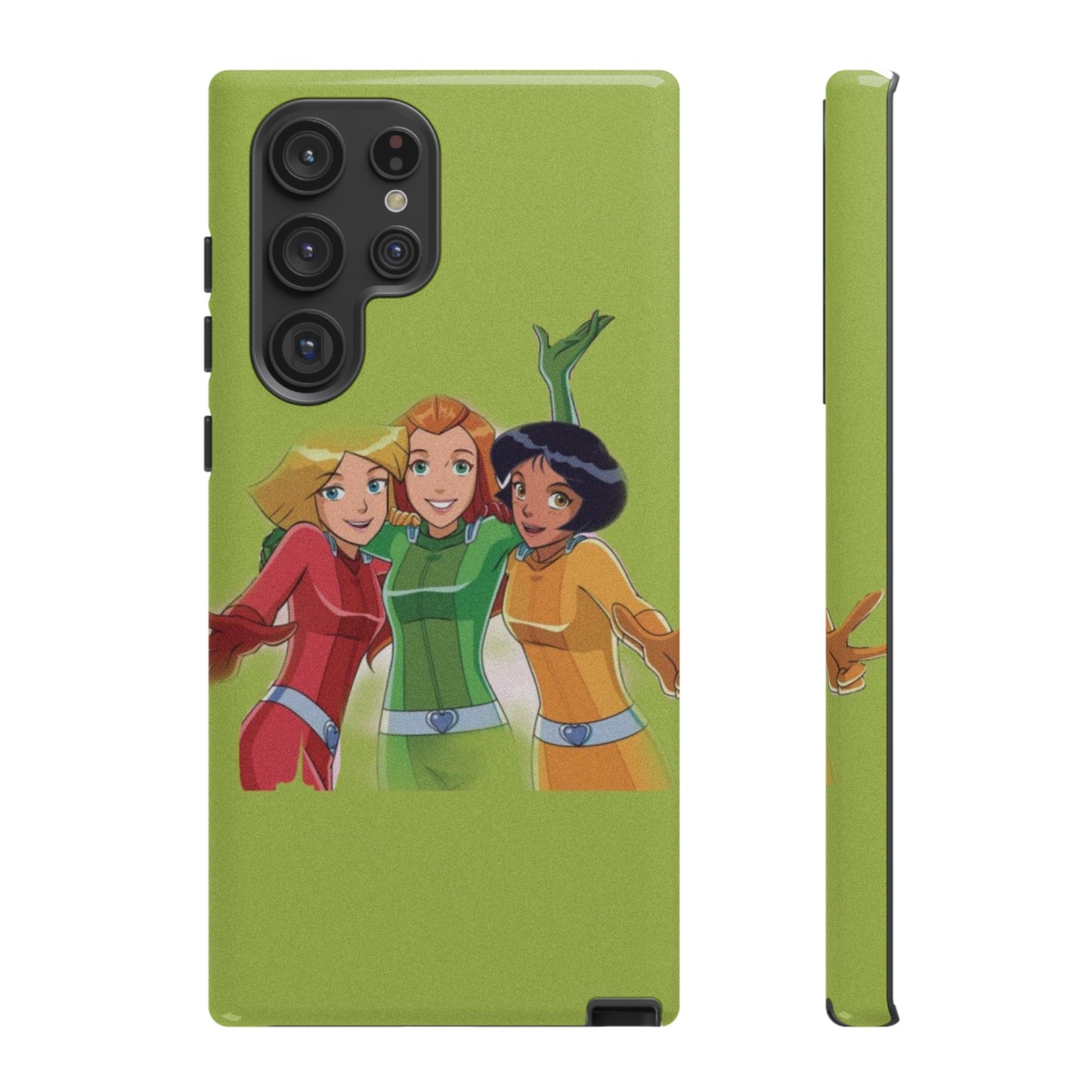 Sassy Phone Case for Tough Girls, Fun Active Protection Cover, Cartoon Friendship, Gift for Teens, Eco-friendly Mobile Accessory