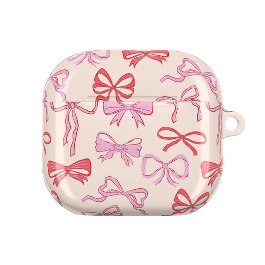 Charming Bow-Patterned AirPod Cases – Stylish Accessories for Women, Gift for Friends, Cute Tech Accessories for Celebrations