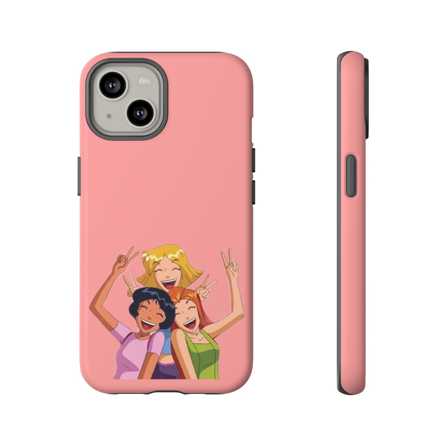 Playful Friendship Phone Case, Cute Girls Phone Cover, Tough Phone Case, Unique Tech Accessory, Gift for Friends, Fun Personalized Case