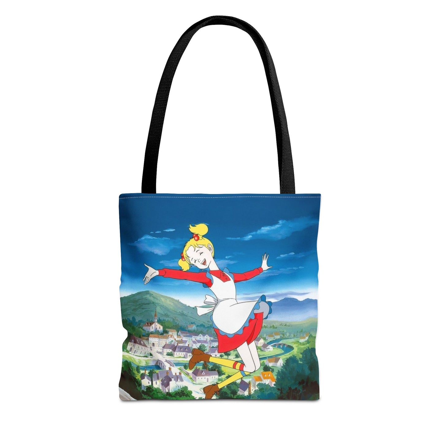 Playful Animated Tote Bag, Whimsical Shopping Tote, Cartoon Character Bag, Everyday Use, Gifts for Her