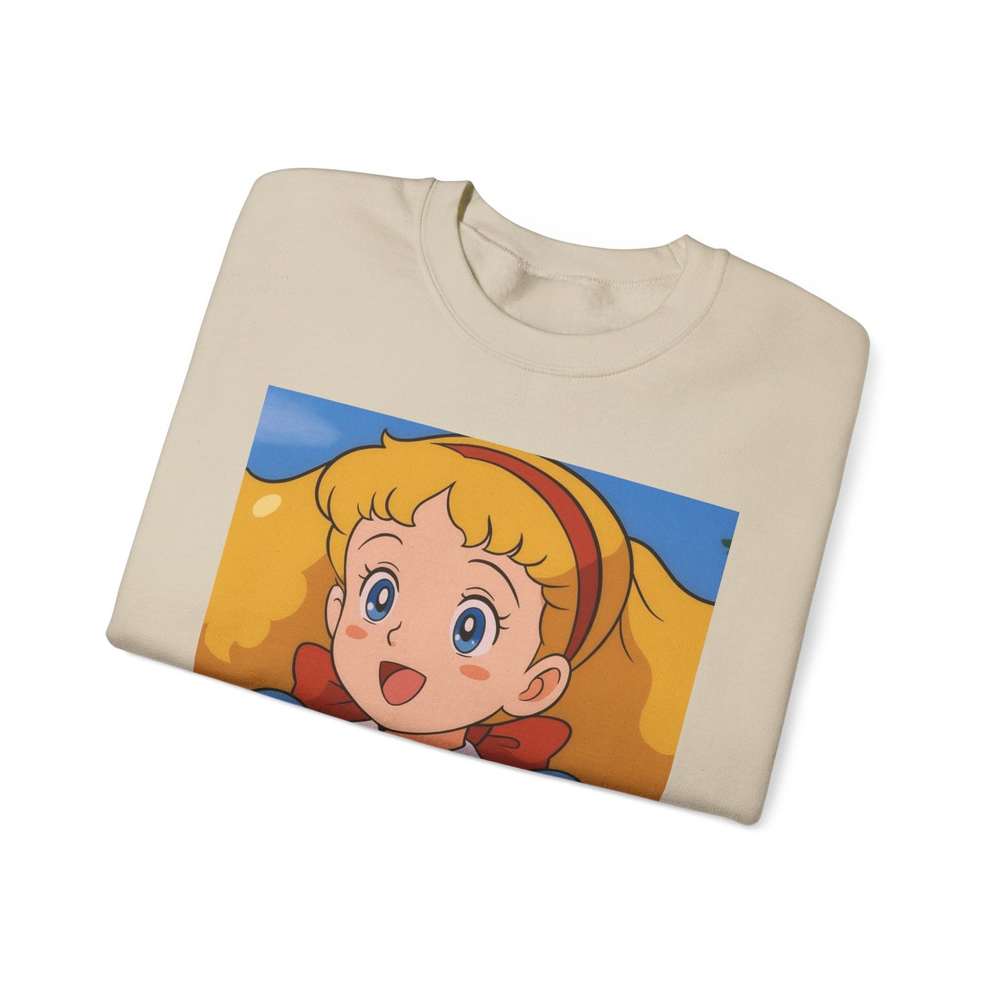 Cute Cartoon Character Crewneck Sweatshirt, Cozy Sweatshirt, Gift for Kids, Cartoon Apparel, Anime Sweatshirt, Cute Clothing