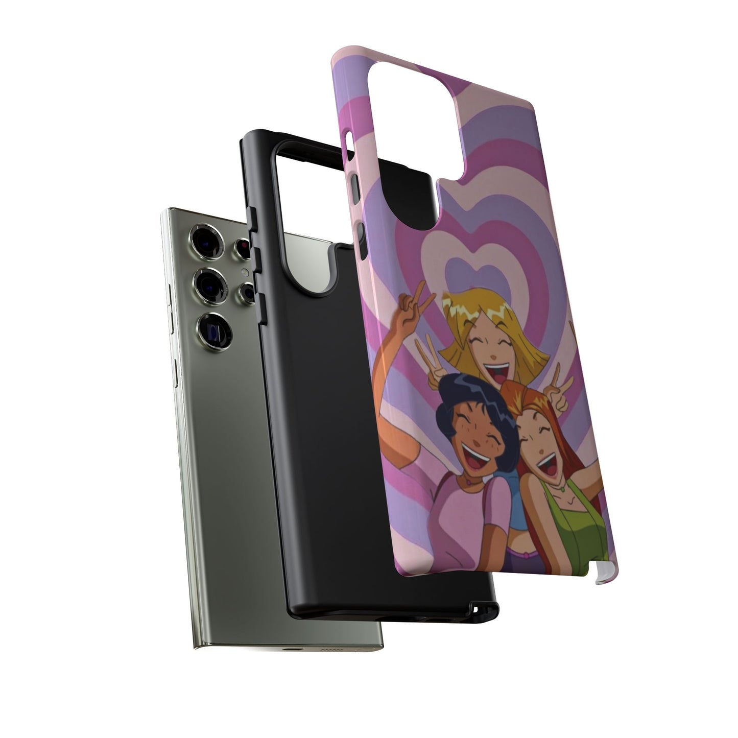 Colorful Phone Case with Cheerful Design, Fun Accessories, Gift for Teens, Trendy Tech Cover, Girls' Birthday Present