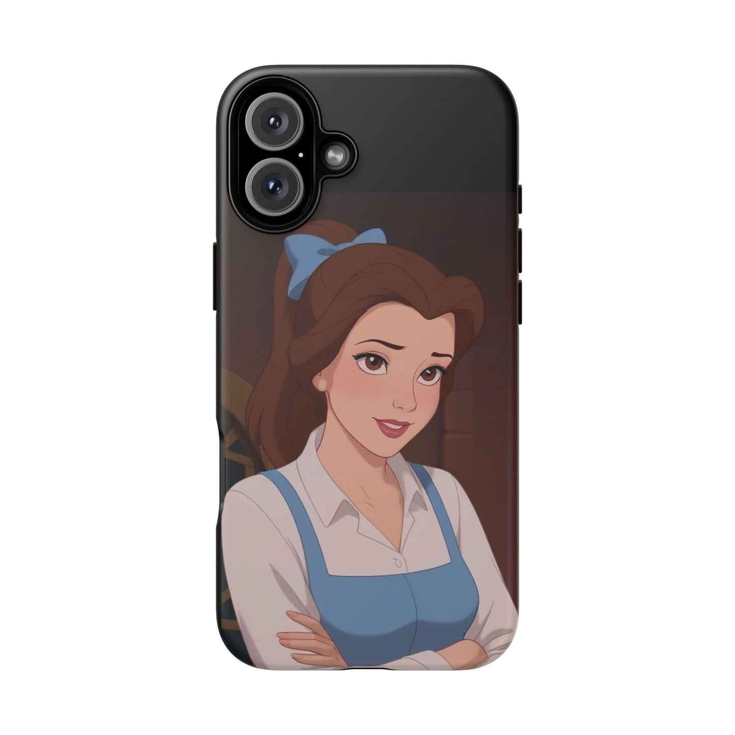 Disney Princess Phone Case, Tough Cases for Girls, Aesthetic Phone Cover, Belle Inspired Design, Cute Gift for Kids