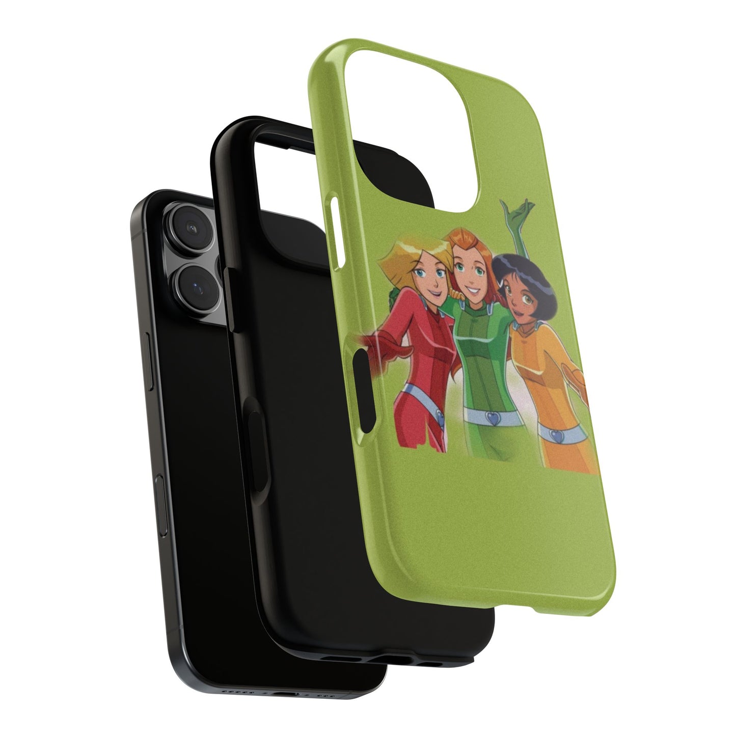 Sassy Phone Case for Tough Girls, Fun Active Protection Cover, Cartoon Friendship, Gift for Teens, Eco-friendly Mobile Accessory