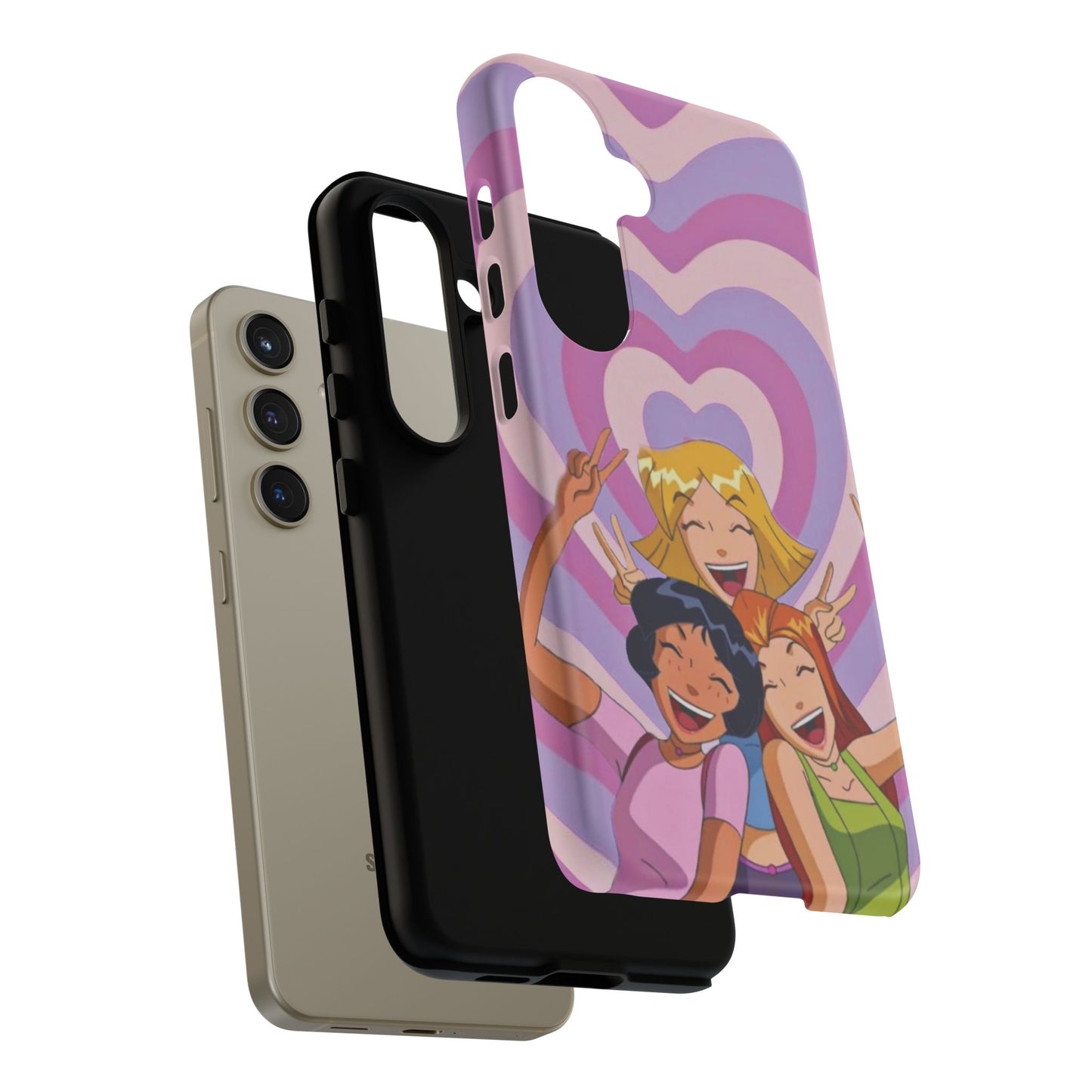 Colorful Phone Case with Cheerful Design, Fun Accessories, Gift for Teens, Trendy Tech Cover, Girls' Birthday Present
