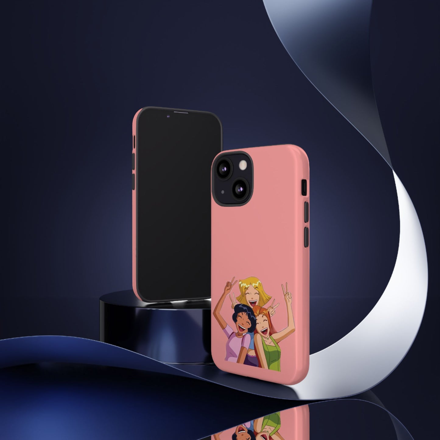 Playful Friendship Phone Case, Cute Girls Phone Cover, Tough Phone Case, Unique Tech Accessory, Gift for Friends, Fun Personalized Case