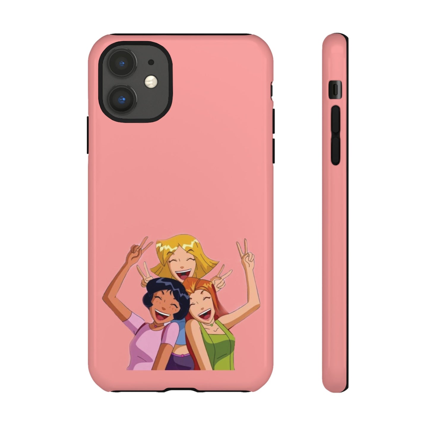 Playful Friendship Phone Case, Cute Girls Phone Cover, Tough Phone Case, Unique Tech Accessory, Gift for Friends, Fun Personalized Case