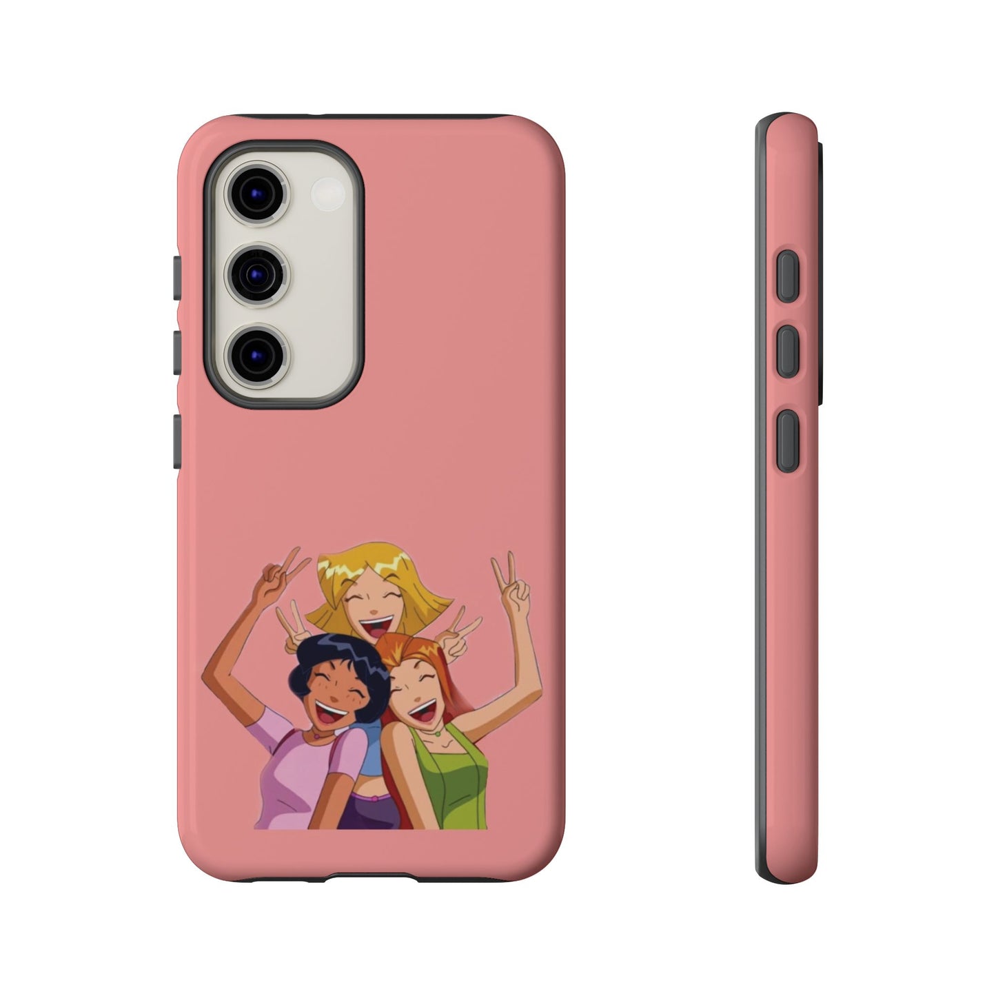 Playful Friendship Phone Case, Cute Girls Phone Cover, Tough Phone Case, Unique Tech Accessory, Gift for Friends, Fun Personalized Case