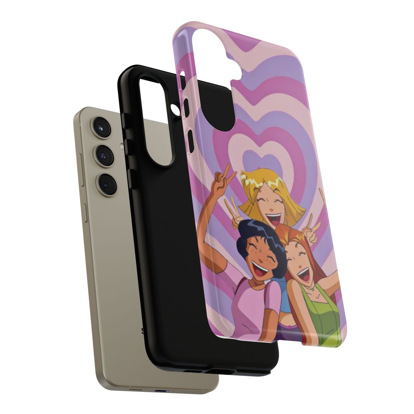 Colorful Phone Case with Cheerful Design, Fun Accessories, Gift for Teens, Trendy Tech Cover, Girls' Birthday Present
