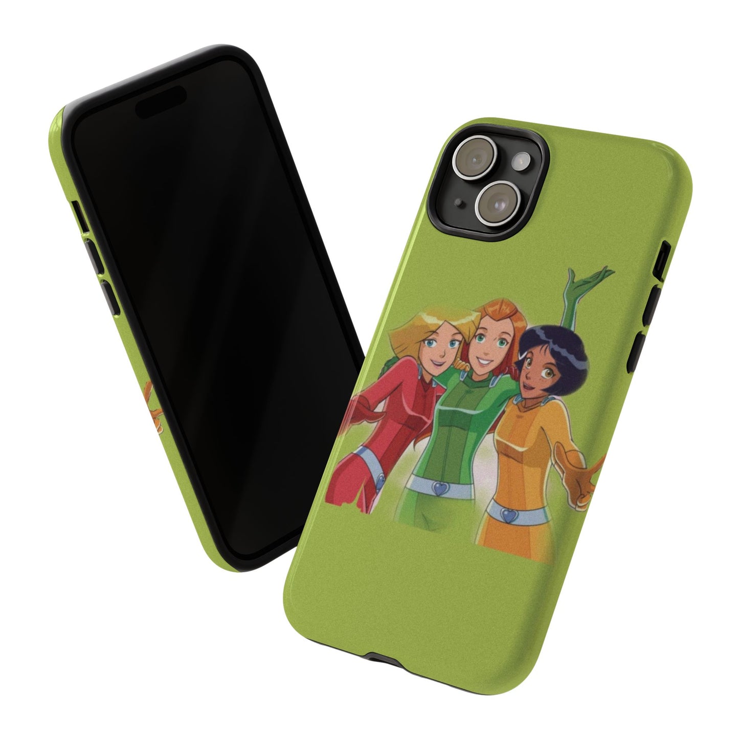 Sassy Phone Case for Tough Girls, Fun Active Protection Cover, Cartoon Friendship, Gift for Teens, Eco-friendly Mobile Accessory