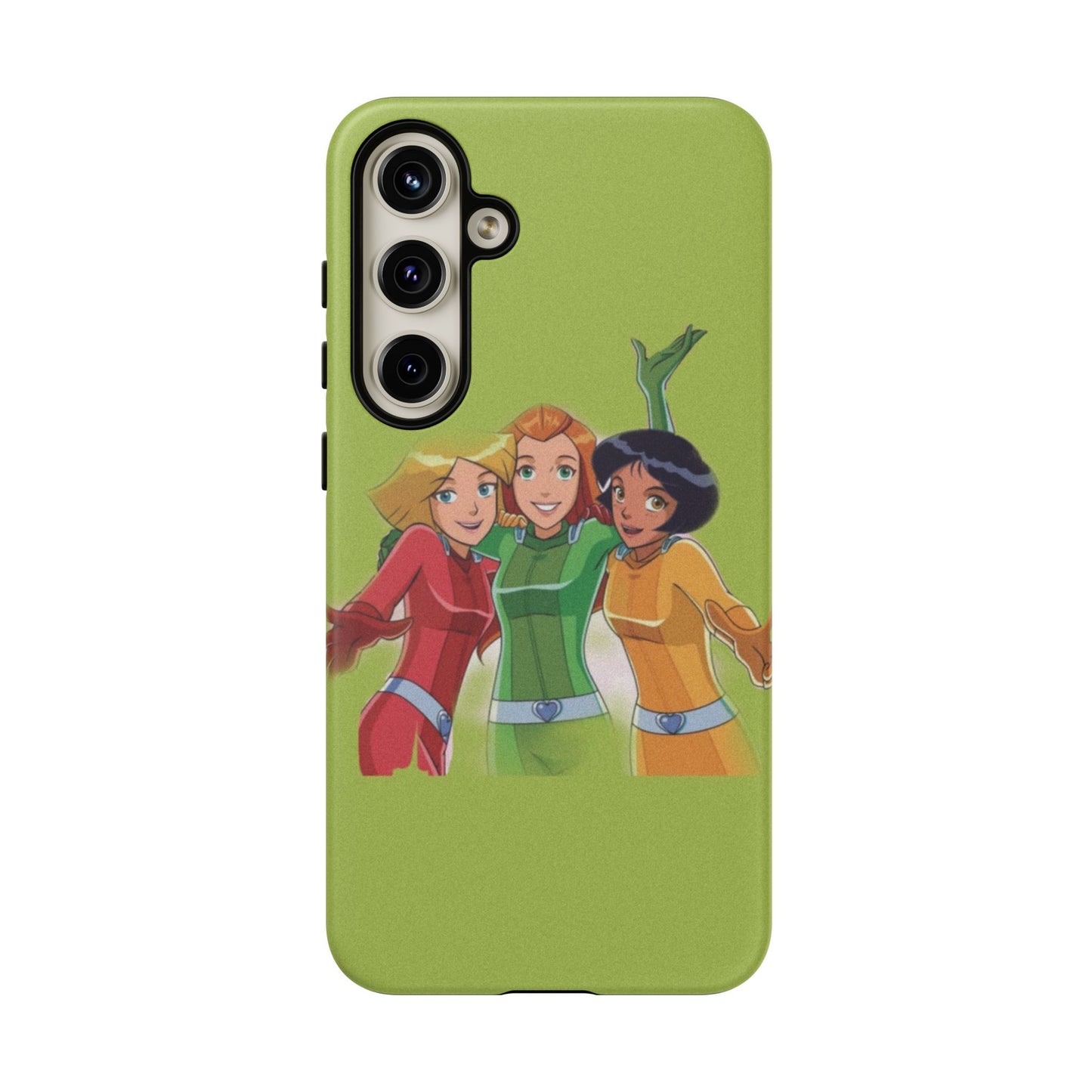 Sassy Phone Case for Tough Girls, Fun Active Protection Cover, Cartoon Friendship, Gift for Teens, Eco-friendly Mobile Accessory