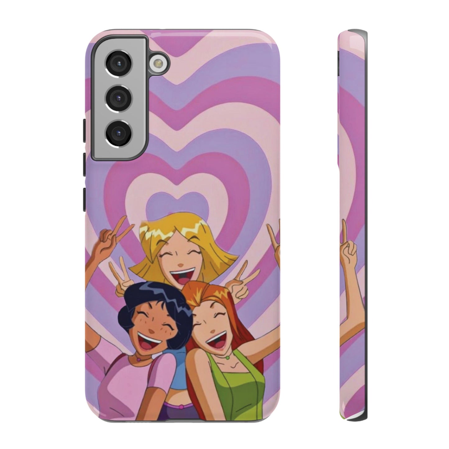 Colorful Phone Case with Cheerful Design, Fun Accessories, Gift for Teens, Trendy Tech Cover, Girls' Birthday Present