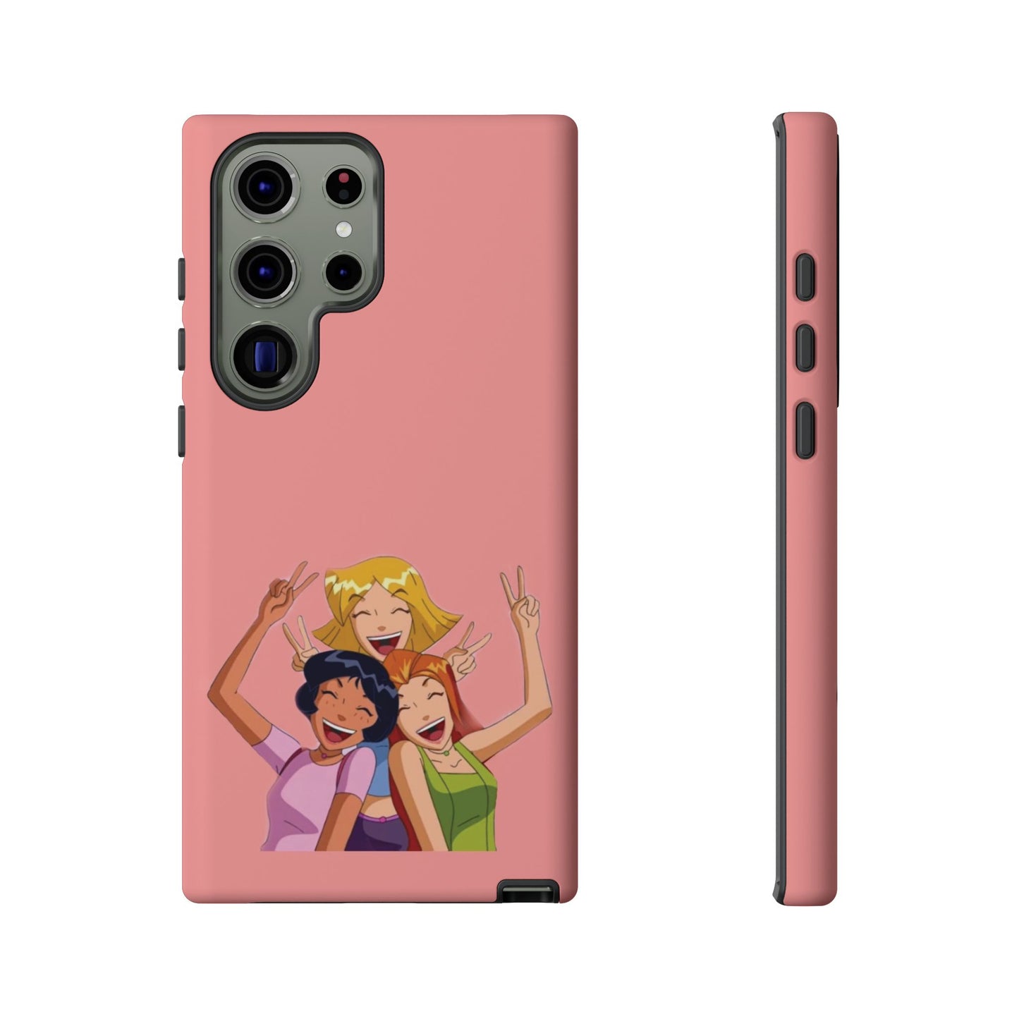 Playful Friendship Phone Case, Cute Girls Phone Cover, Tough Phone Case, Unique Tech Accessory, Gift for Friends, Fun Personalized Case