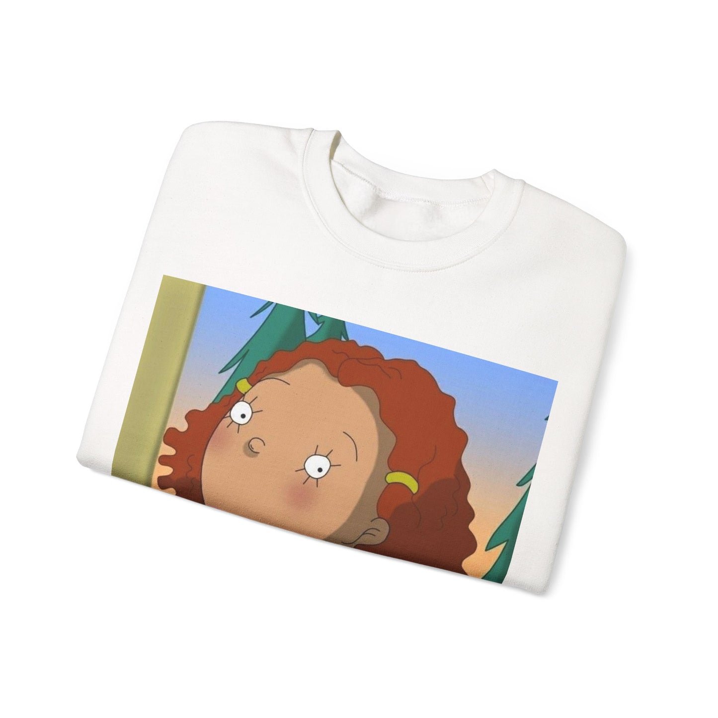 Trendy Cartoon Sweatshirt - Cozy Unisex Crewneck with Playful Character Design, Perfect for Casual Outings, Holidays & Gifts