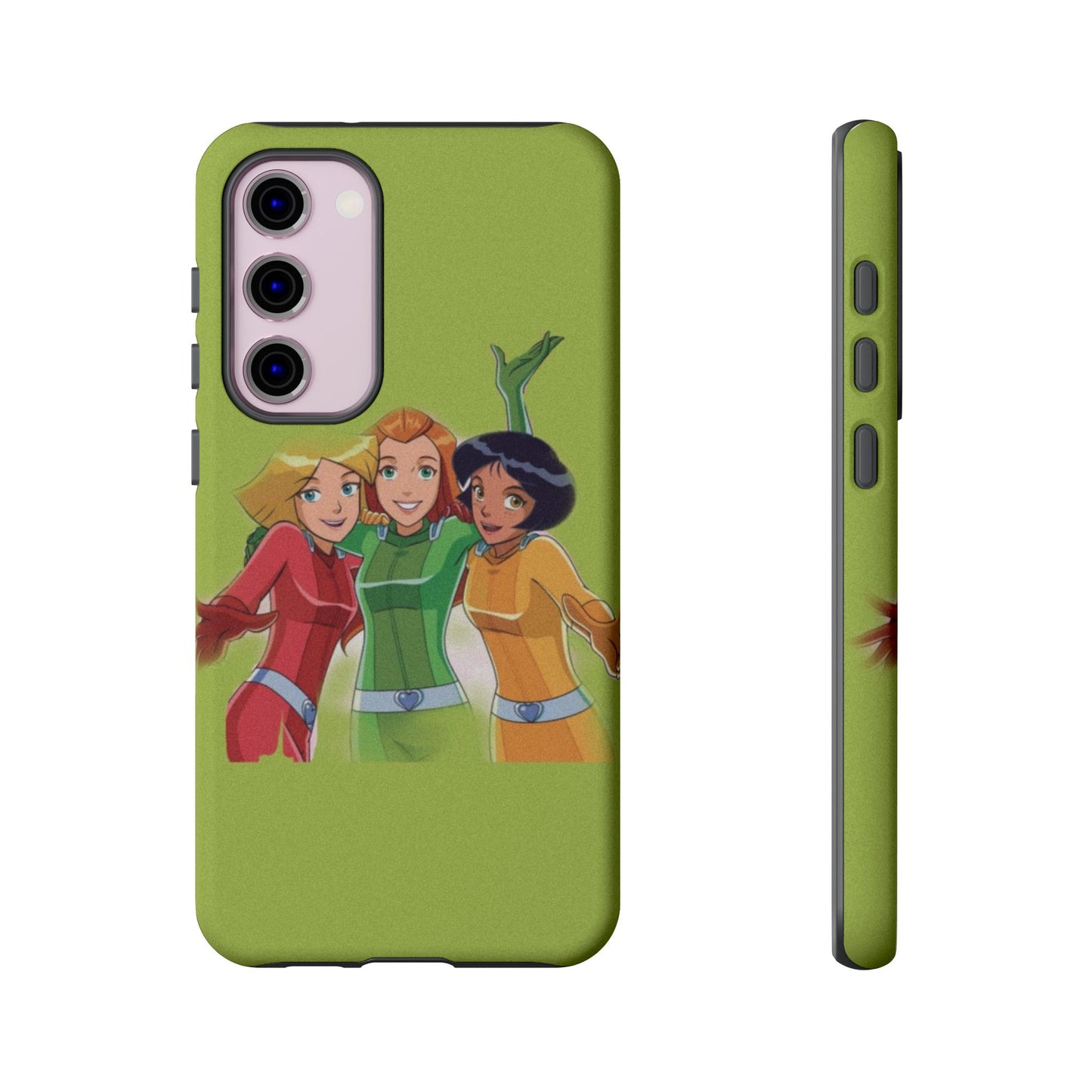 Sassy Phone Case for Tough Girls, Fun Active Protection Cover, Cartoon Friendship, Gift for Teens, Eco-friendly Mobile Accessory