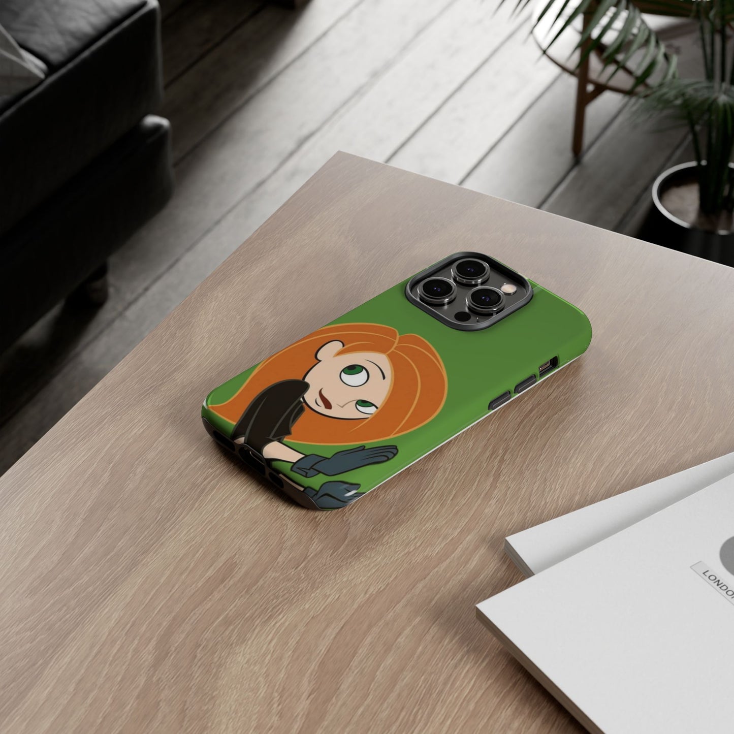 Kim Possible Phone Case, Tough Cases for Teens, Cartoon Accessories, Gift for Her, Pop Culture Merchandise, Fun Tech Gear