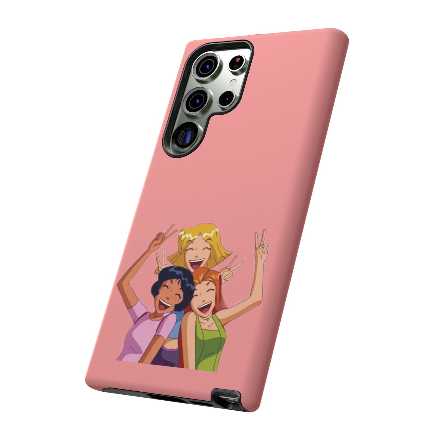 Playful Friendship Phone Case, Cute Girls Phone Cover, Tough Phone Case, Unique Tech Accessory, Gift for Friends, Fun Personalized Case