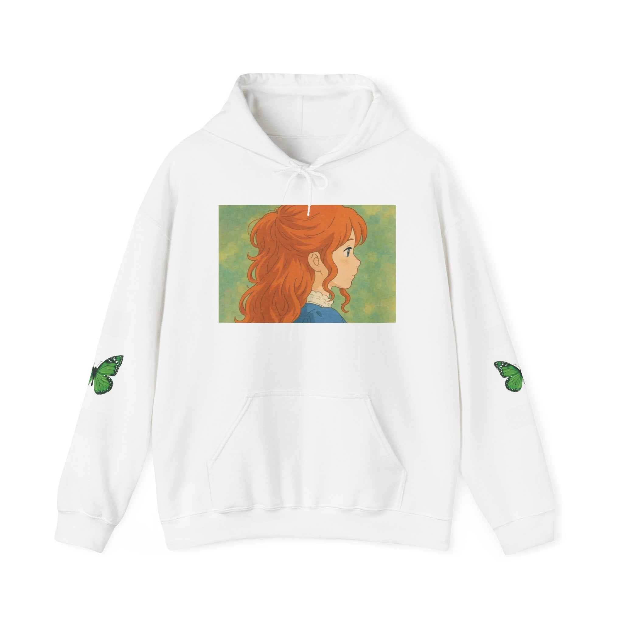 Butterfly Dreams Unisex Hoodie, Cozy Sweatshirt, Artistic Apparel, Trendy Fashion, Nature Lover Gift, Relaxed Style - I&B