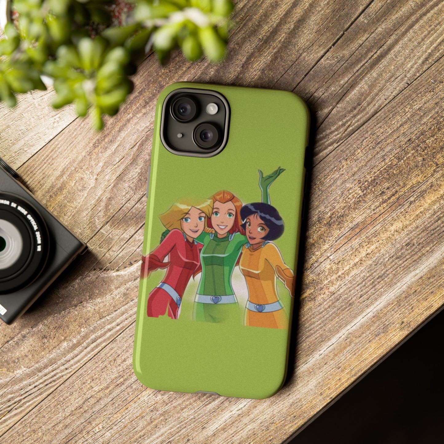 Sassy Phone Case for Tough Girls, Fun Active Protection Cover, Cartoon Friendship, Gift for Teens, Eco-friendly Mobile Accessory