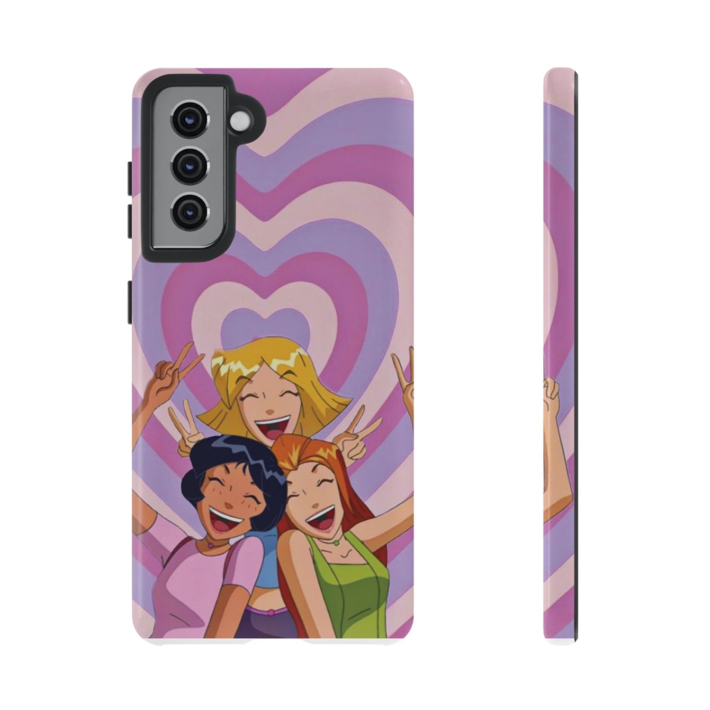 Colorful Phone Case with Cheerful Design, Fun Accessories, Gift for Teens, Trendy Tech Cover, Girls' Birthday Present