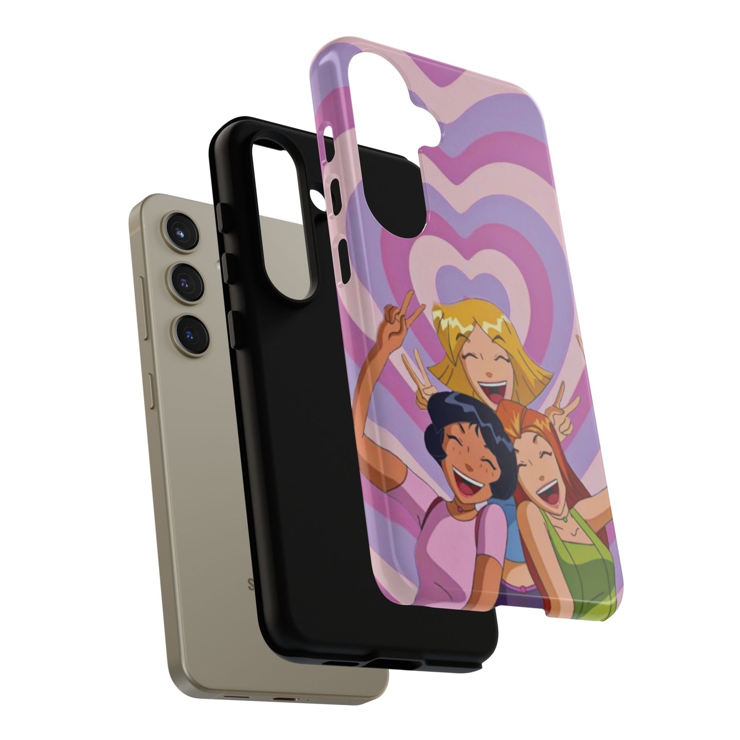 Colorful Phone Case with Cheerful Design, Fun Accessories, Gift for Teens, Trendy Tech Cover, Girls' Birthday Present