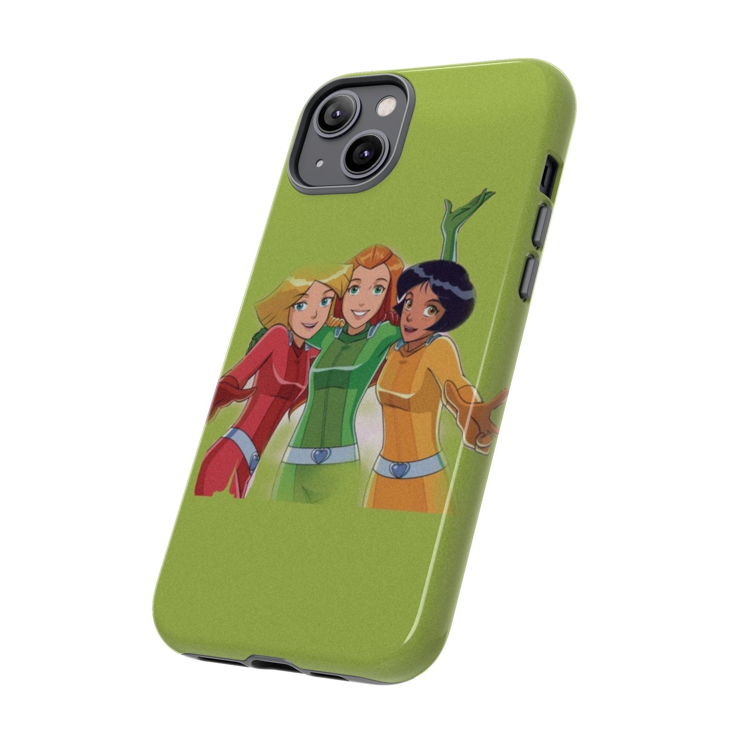 Sassy Phone Case for Tough Girls, Fun Active Protection Cover, Cartoon Friendship, Gift for Teens, Eco-friendly Mobile Accessory
